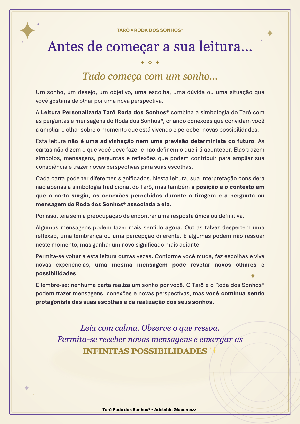 Orientações para a leitura
